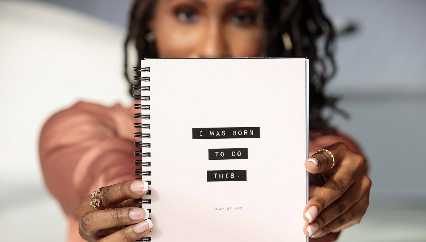 taylor jones born to do this notebook